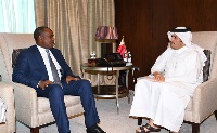 Foreign Minister Meets Burkina Faso's Counterpart