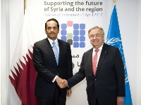 Foreign Minister Meets U.N. Secretary General