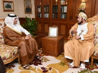 HH the Emir Sends Message to Sultan of Oman