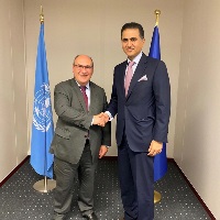 مندوب قطر الدائم في جنيف يجتمع مع المدير العام للمنظمة الدولية للهجرة