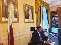 المديرة العامة للمنظمة الدولية لقانون التنمية تجتمع مع سفير دولة قطر