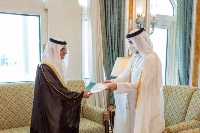 Deputy Prime Minister and Minister of Foreign Affairs Receives Copy of Credentials of Saudi Ambassador