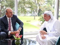 State Minister for Foreign Affairs Meets Turkish Foreign Minister