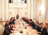 Deputy Prime Minister and Minister of Foreign Affairs Meets Russian Foreign Minister