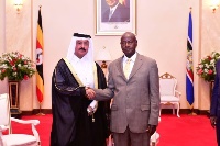 رئيس جمهورية أوغندا يتسلم أوراق اعتماد سفير دولة قطر