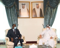 وزير الدولة للشؤون الخارجية يجتمع مع الأمين العام لوزارة خارجية مالي