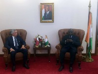 Minister of State for Foreign Affairs Meets Cote d'Ivoire Foreign Minister