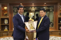 الأمين العام لمجلس الأمن الوطني التايلاندي يجتمع مع سفير دولة قطر