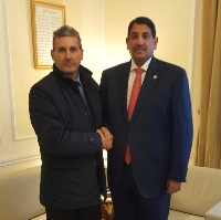مسؤول إيطالي يجتمع مع سفير دولة قطر