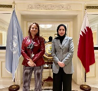 Deputy Foreign Minister of Mexico Meets Permanent Representative of Qatar to UN