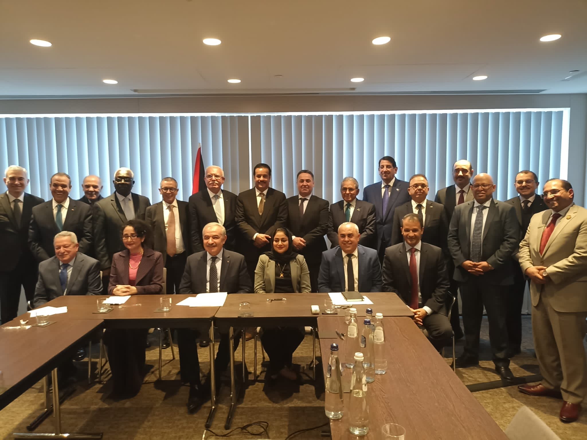 سفير قطر لدى الاتحاد الأوروبي يشارك في اجتماع السفراء العرب مع رئيس الوزراء الفلسطيني ببروكسل