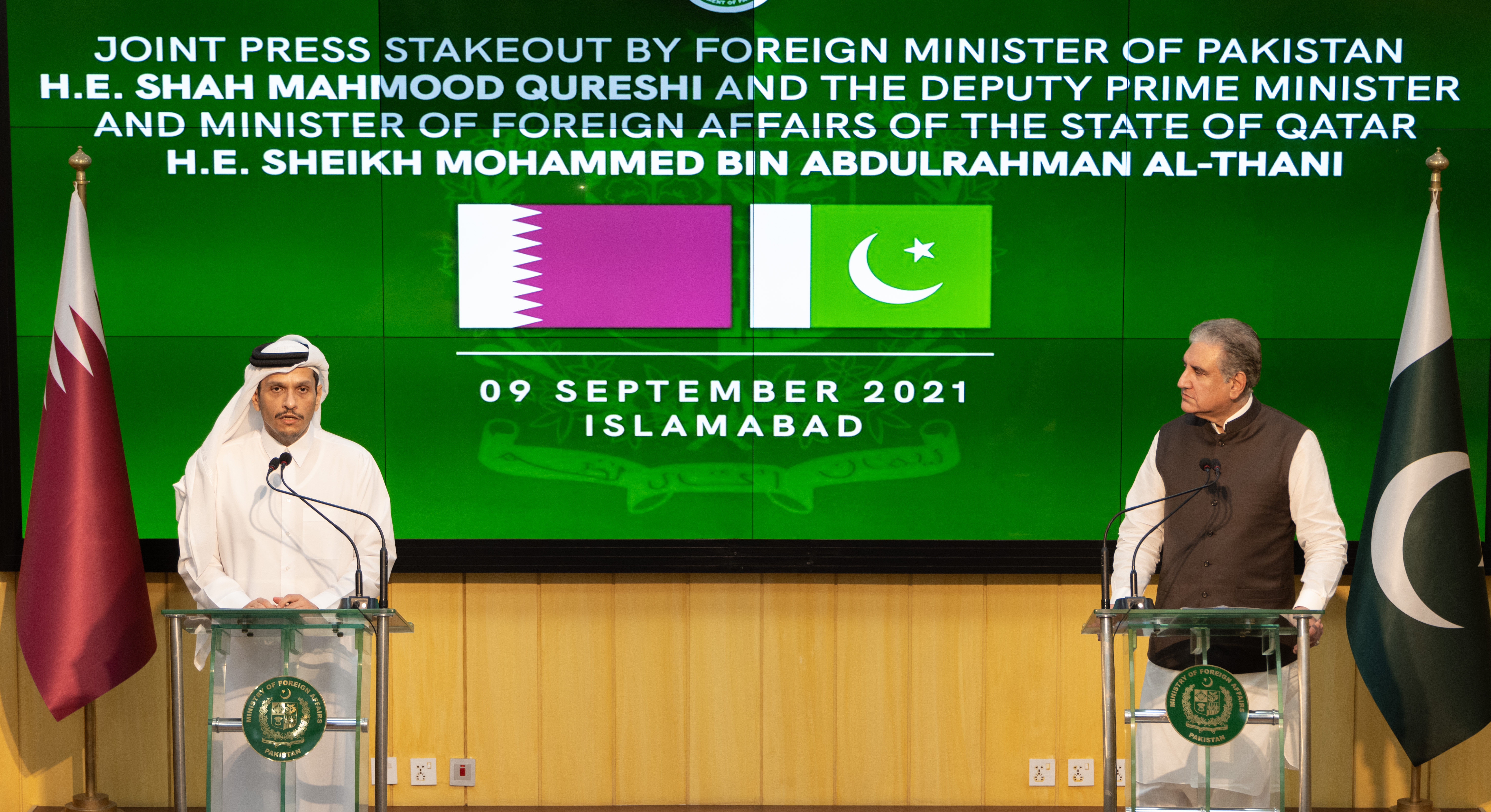 Deputy Prime Minister and Minister of Foreign Affairs: Pakistan is Strategic Partner of Qatar, We Have Common Vision for Stability of Afghanistan