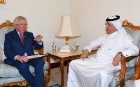 Minister of State for Foreign Affairs Meets Canadian Prime Minister's Special Envoy