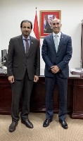 وزير الصحة العامة في الباراغواي يجتمع مع القائم بالأعمال القطري