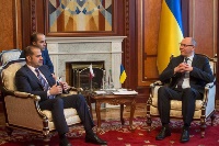Ukrainian Parliament Chairman Meets Qatar's Ambassador