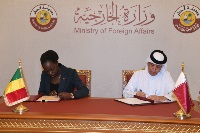 وزير الدولة للشؤون الخارجية يجتمع مع وزيرة الشؤون الخارجية والتعاون الدولي بجمهورية مالي