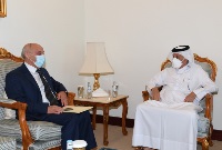 Minister of State for Foreign Affairs Meets Ambassador of Algeria