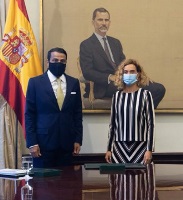 Spanish Parliament Speaker Meets Qatari Ambassador