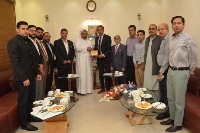 قنصل قطر يزور غرفة "كراتشي" للتجارة والصناعة 