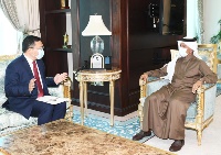 الأمين العام لوزارة الخارجية يجتمع مع السفير الصيني