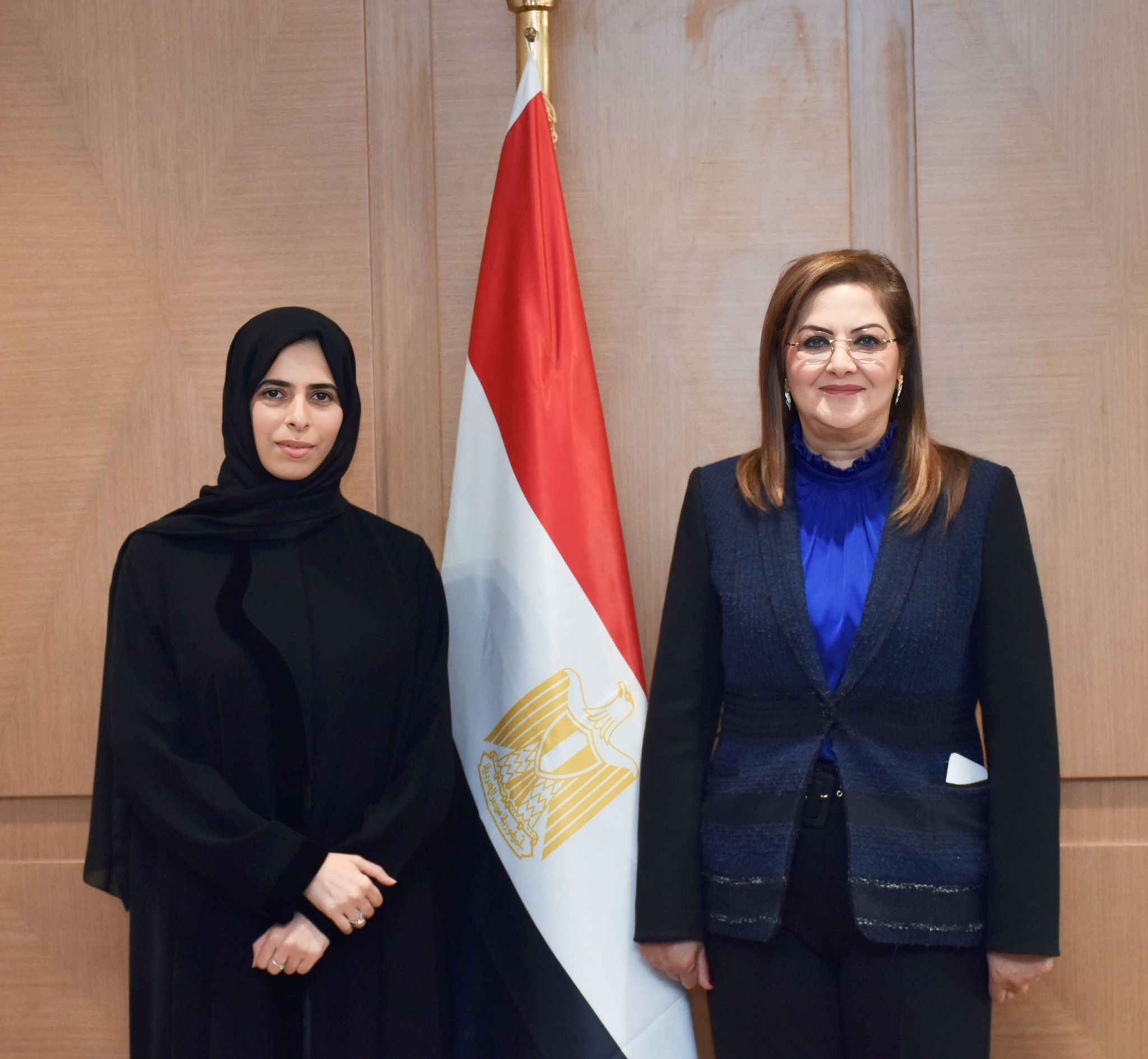 وزير الدولة للتعاون الدولي تجتمع مع وزيرة التخطيط والتنمية الاقتصادية المصرية