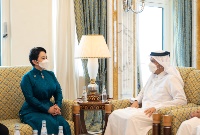 Deputy Prime Minister and Minister of Foreign Affairs Meets Minister of Foreign Affairs of Mongolia