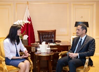 Prime Minister and Minister of Foreign Affairs Meets Deputy Prime Minister and Minister of Foreign Affairs of Bulgaria