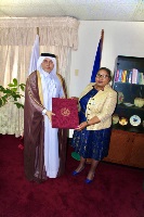 Lesotho Foreign Minister Receives Copy of Credentials of Qatari Ambassador