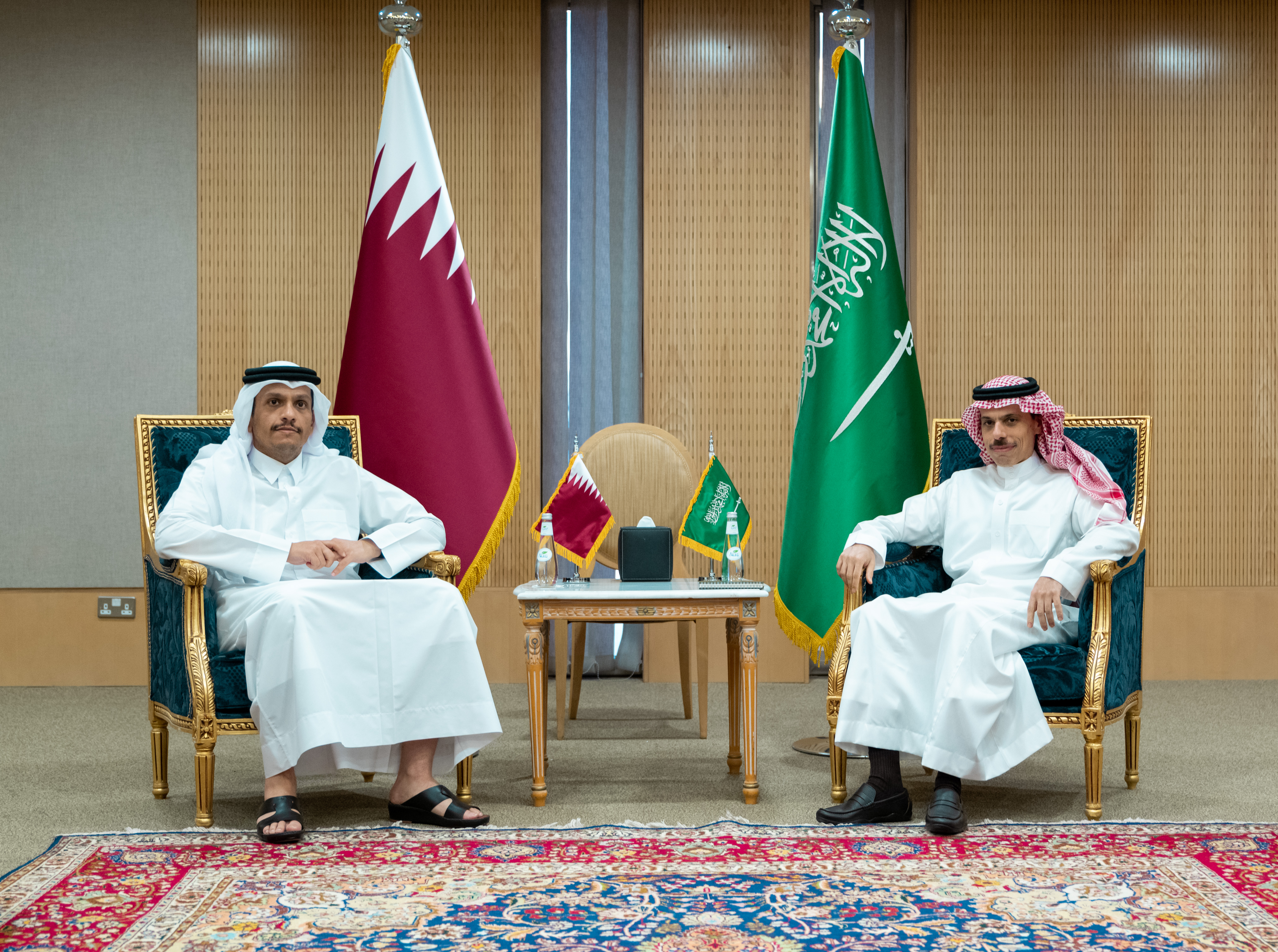 Deputy Prime Minister and Minister of Foreign Affairs Meets Saudi Minister of Foreign Affairs