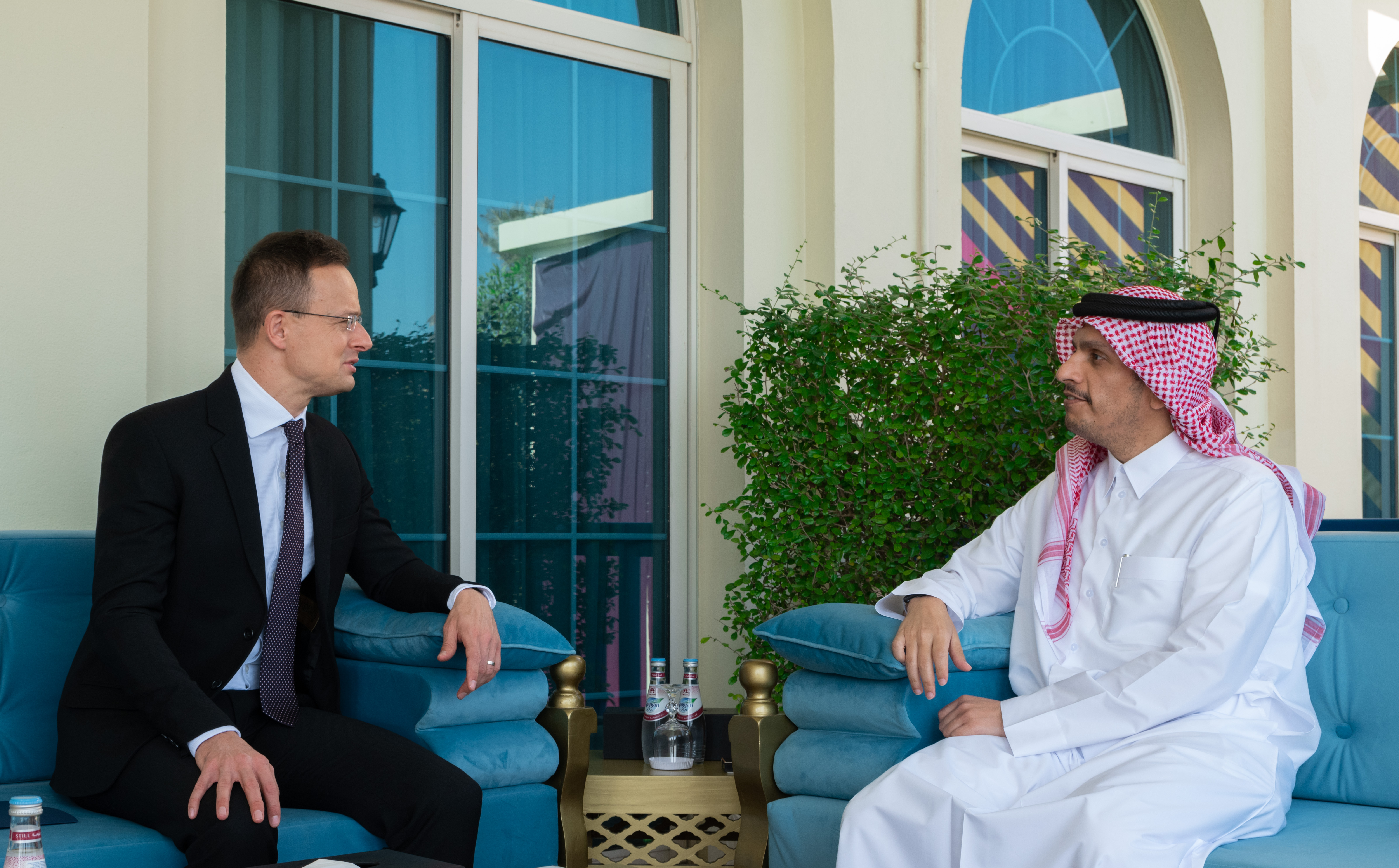 Deputy Prime Minister and Minister of Foreign Affairs Meets Hungarian Minister of Foreign Affairs and Trade