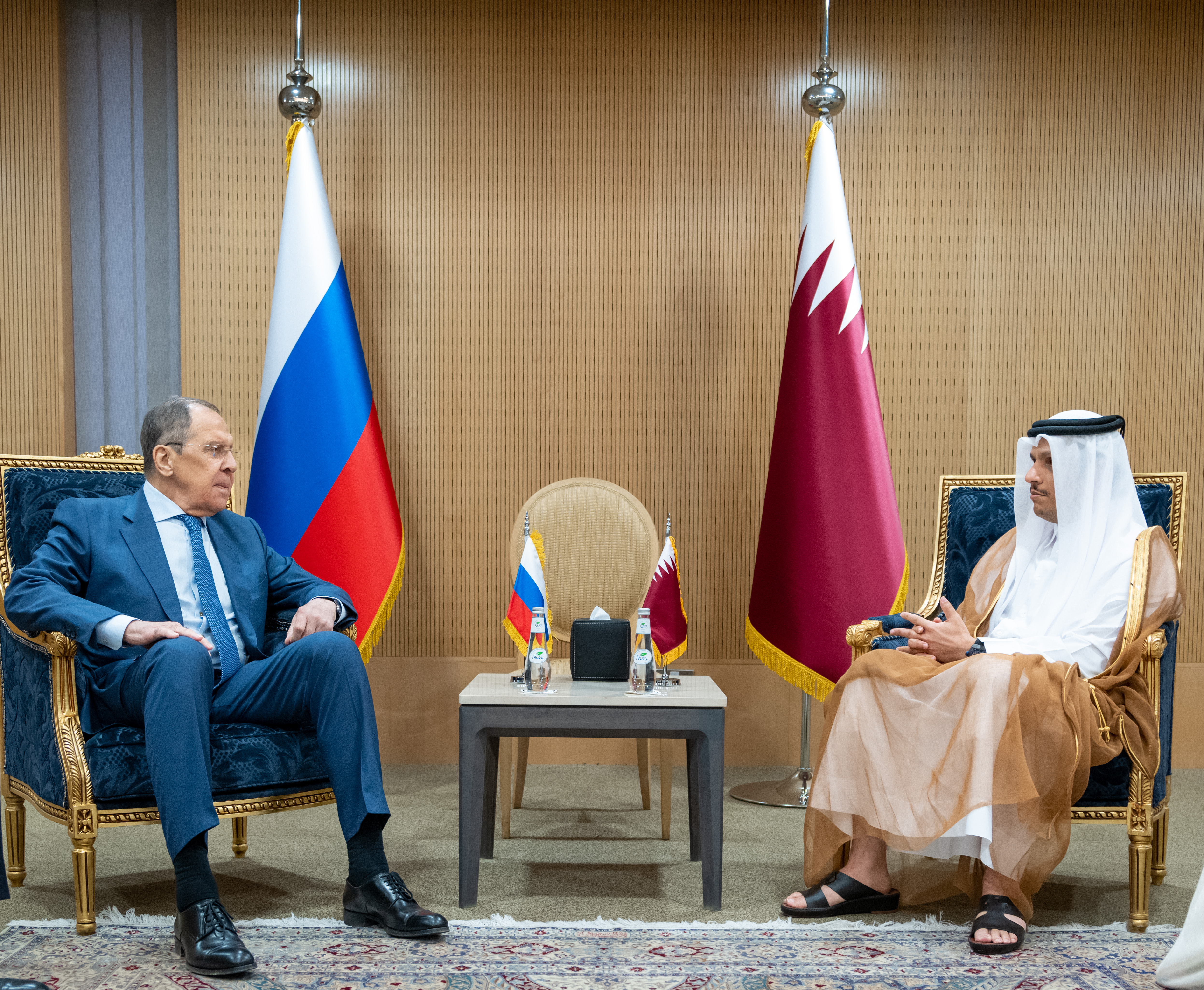 Deputy Prime Minister and Minister of Foreign Affairs Meets with Russian Foreign Minister