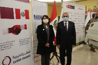 سفارة دولة قطر تسلم مساعدات طبية إلى بيرو