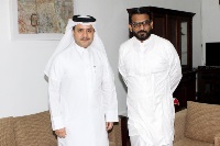 وزير الدولة للتعاون الإقليمي بوزارة خارجية سريلانكا يجتمع مع سفير دولة قطر