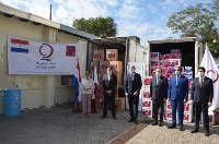 سفارة دولة قطر تسلم معدات طبية مقدمة من قطر الخيرية إلى الباراغواي