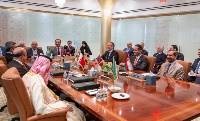 Prime Minister and Minister of Foreign Affairs Chairs Qatar's Delegation in GCC Foreign Ministers Coordination Meeting