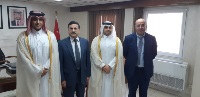 وزير المالية الأردني يجتمع مع سفير دولة قطر 