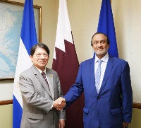 Nicaragua Foreign Minister Meets Qatari Ambassador