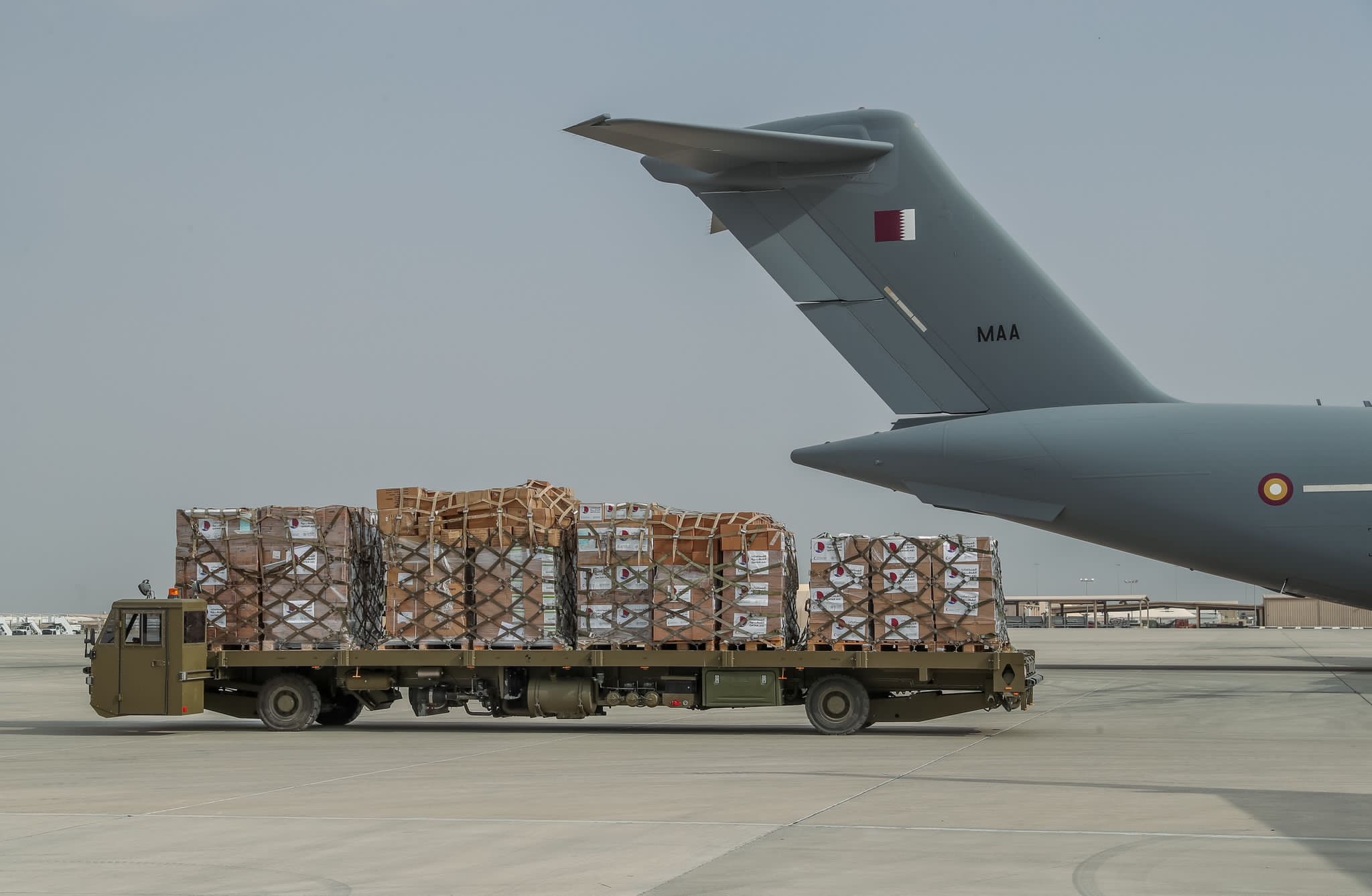 Qatari Airplane Carrying 35 Tons of Medical Aid Arrives in Sudan; New Group of People Evacuated