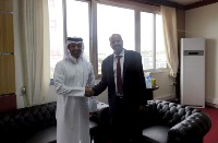 وزير الشؤون الخارجية والتعاون الدولي الجيبوتي يجتمع مع القائم بالأعمال القطري