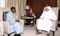 HH The Emir Receives Message from President of Gambia 