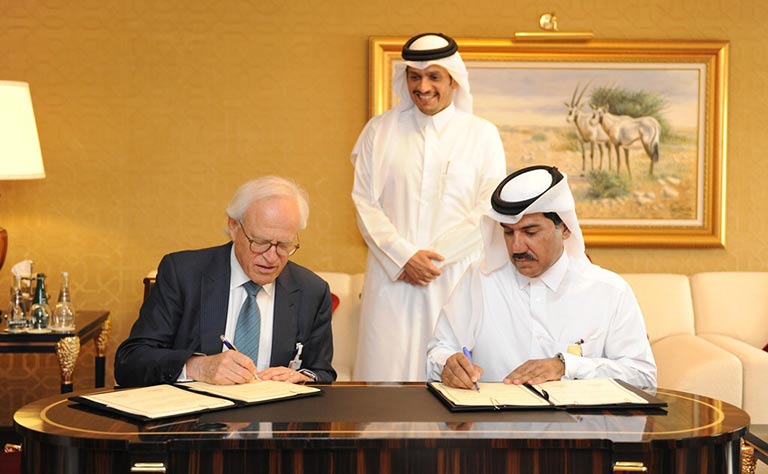 Qatar and Brookings Center Sign Agreement