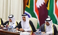 HH the Emir, South Africa's President Hold Session of Talks
