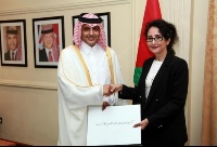 Jordanian Foreign Ministry Receives Copy of Credentials of State of Qatar's Ambassador
