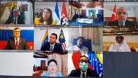 Qatar's Ambassador Participates in Venezuelan President's Press Briefing Via Video Conferencing
