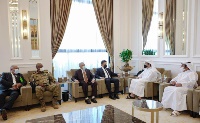 نائب رئيس مجلس الوزراء وزير الخارجية يجتمع مع وزير الدفاع بحكومة الوفاق الوطني الليبية