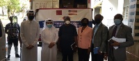 سفارة دولة قطر تسلم مساعدات طبية إلى ليبيريا