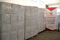 Qatar's Reconstruction Committee Provides Food and Health Parcels to Quarantined, Needy Families in Gaza