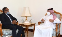 وزير الدولة للشؤون الخارجية يجتمع مع وزير الخارجية السوداني المكلف