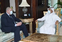 Secretary-General of Ministry of Foreign Affairs Meets Egyptian Charge D'Affaires