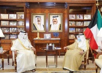 Kuwaiti Minister of Foreign Affairs Meets Qatar's Ambassador